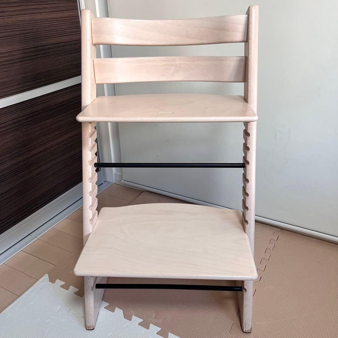 【新型】ストッケシリアル4　ストッケ トリップトラップホワイトウォッシュ