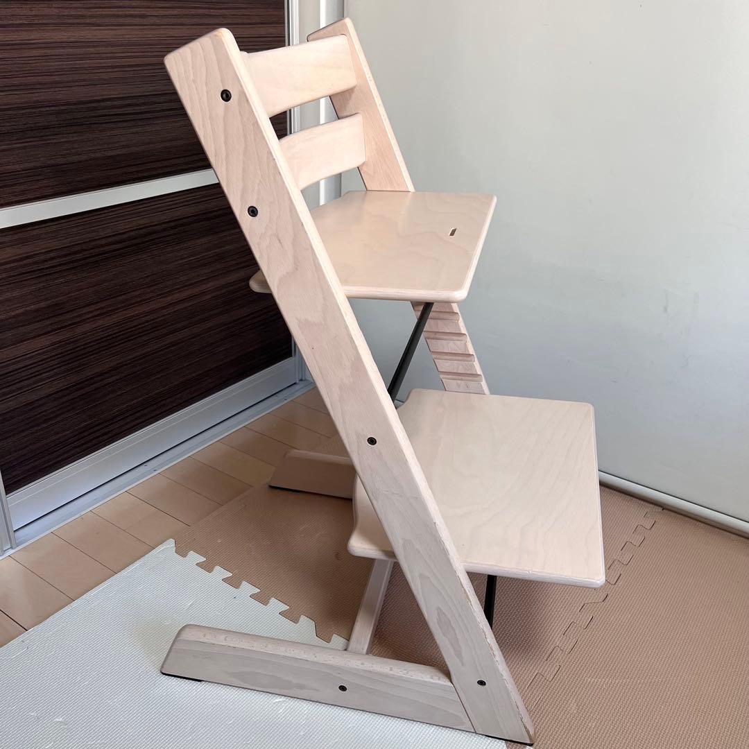 【新型】ストッケシリアル4　ストッケ トリップトラップホワイトウォッシュ