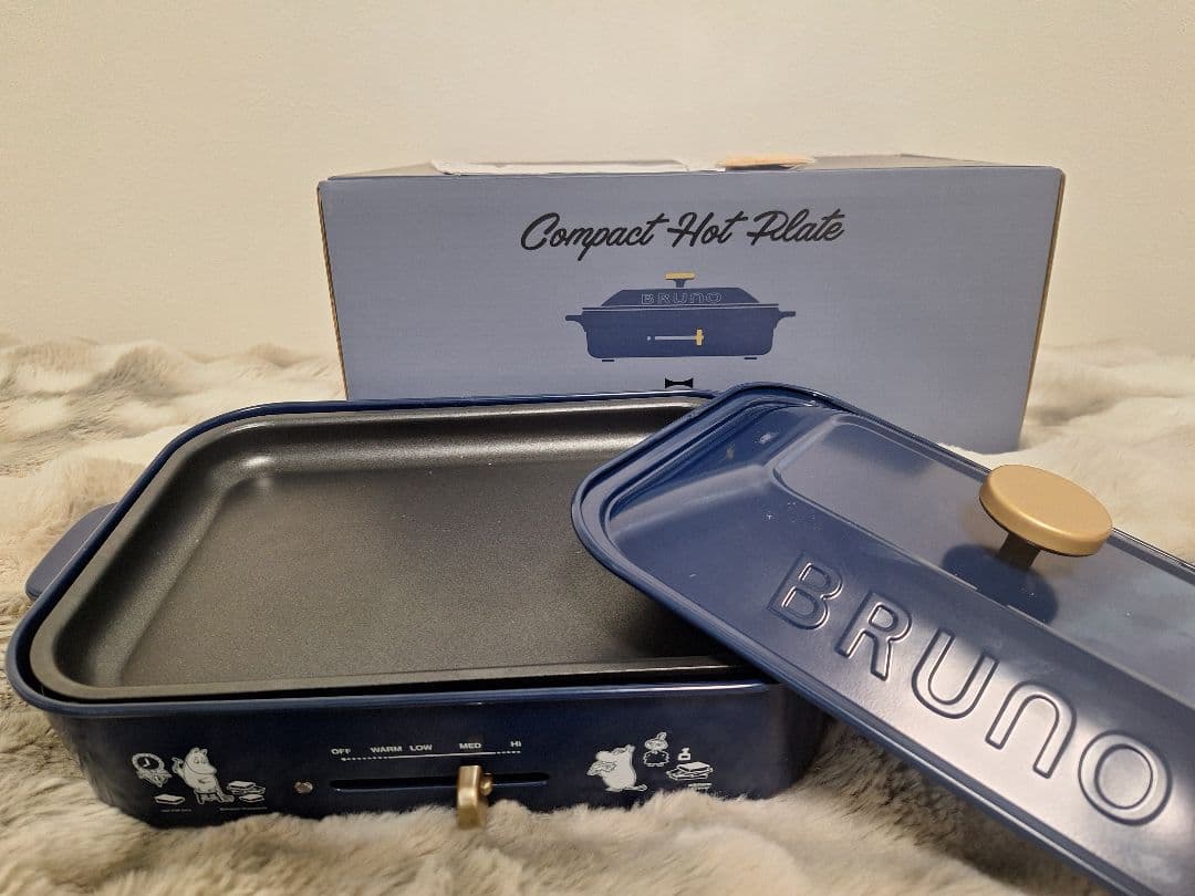 当選品！レア！BRUNO　コンパクトホットプレート　 ムーミンデザイン