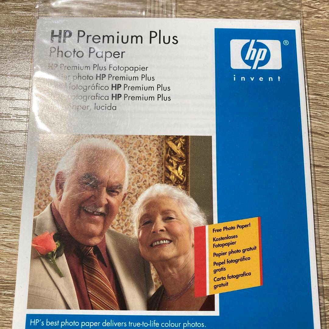 HP エイチピー　プレミアムプラス　フォト用紙　はがきサイズ　5枚