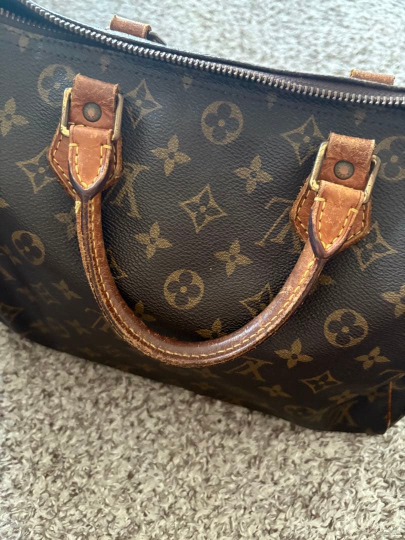 ルイ ヴィトン ボストンバッグ M41108 モノグラム スピーディー30 茶系