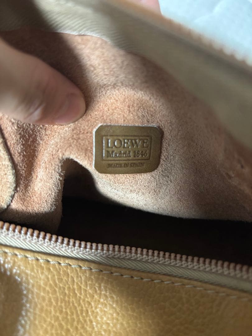 LOEWE レザー ボストンバッグ