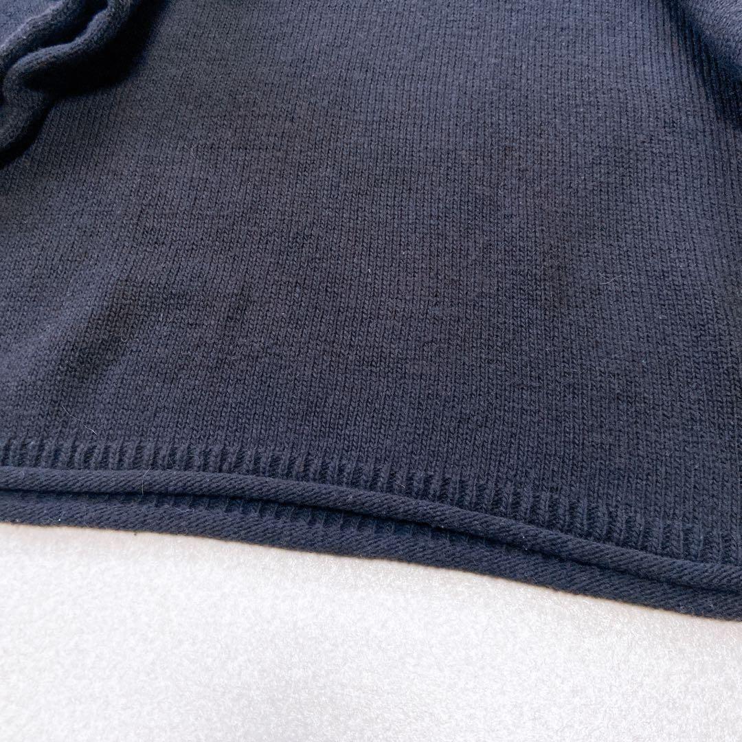 utilite　ユティリテ　ペルーハイランドウール　タートルネックニット　黒