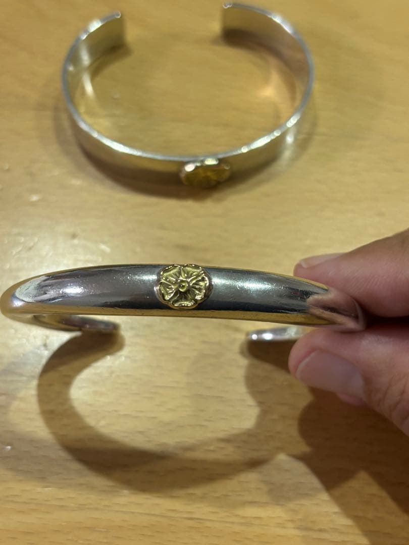 セット販売TADY&KING イーグルフェイス & 平打ちバングル GPローズ