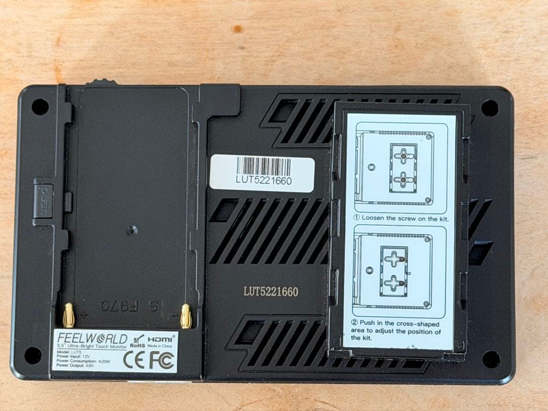 FEELWORLD LUT5 5.5インチフィールドモニター