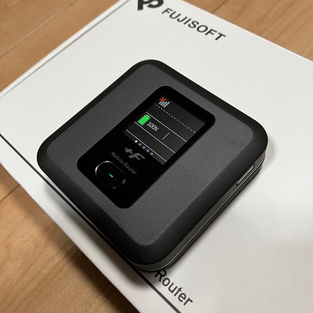 富士ソフト +F FS040W モバイル Wi-Fi ルーター SIMフリー