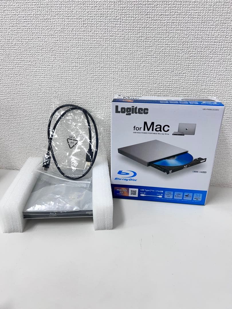 #DVD115 ロジテック 外付け ブルーレイドライブ for Mac