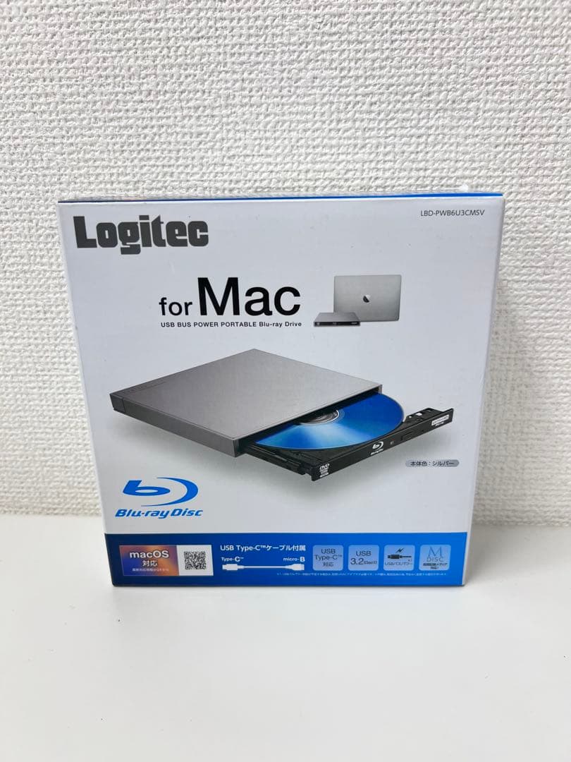 #DVD115 ロジテック 外付け ブルーレイドライブ for Mac