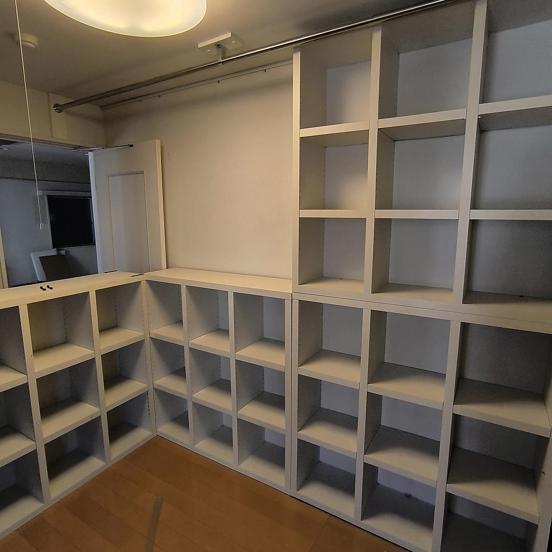 【2/20迄】110cm正方形 本棚 ナンバー③ 3つ星素材 250サイズ送料込