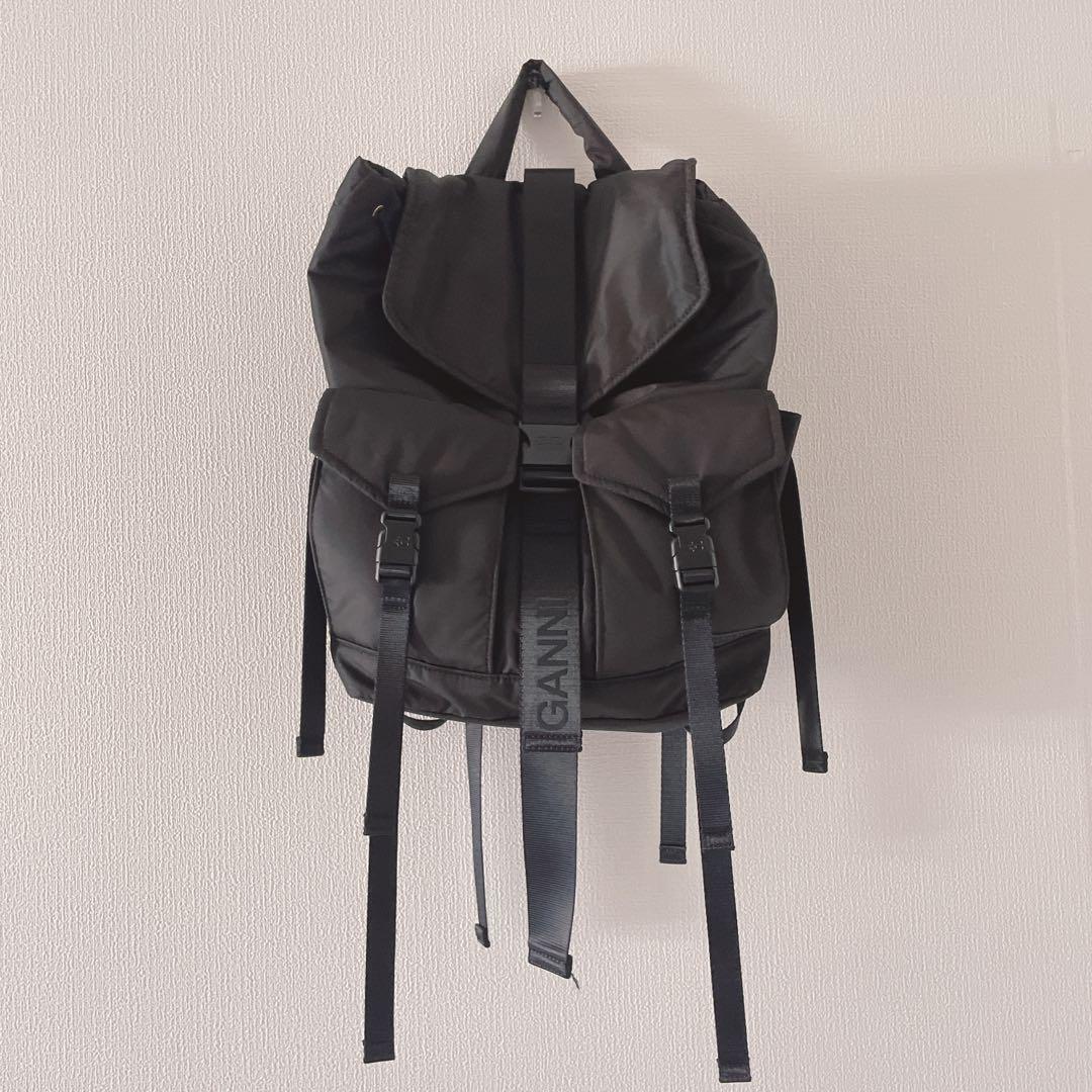 【新品未使用】GANNI/ガニー Recycled Tech Backpack