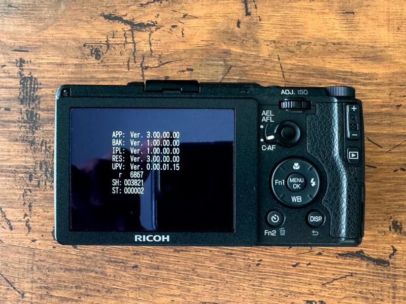 RICOH GRII　フードアダプターGH-3：BLACK MIST No5