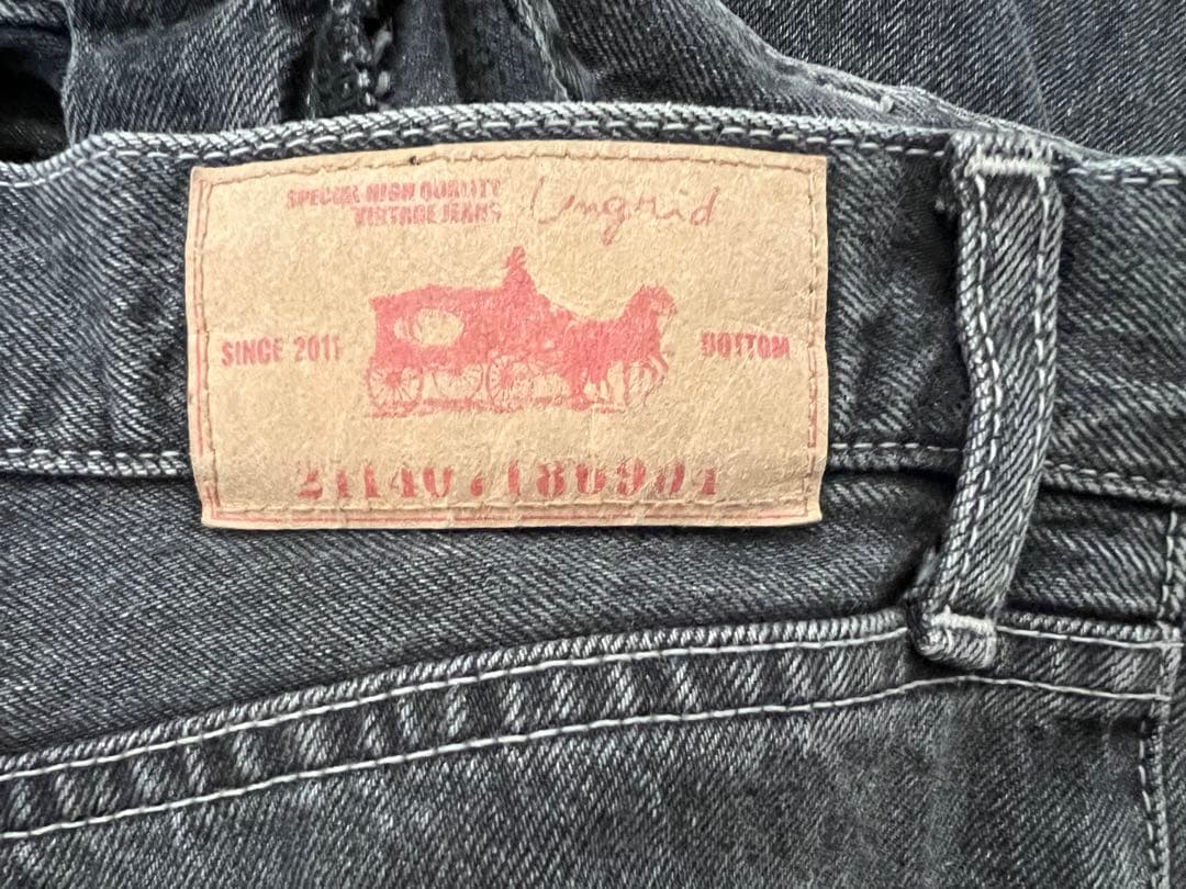 ungrid ウエストタックカーブデニム25