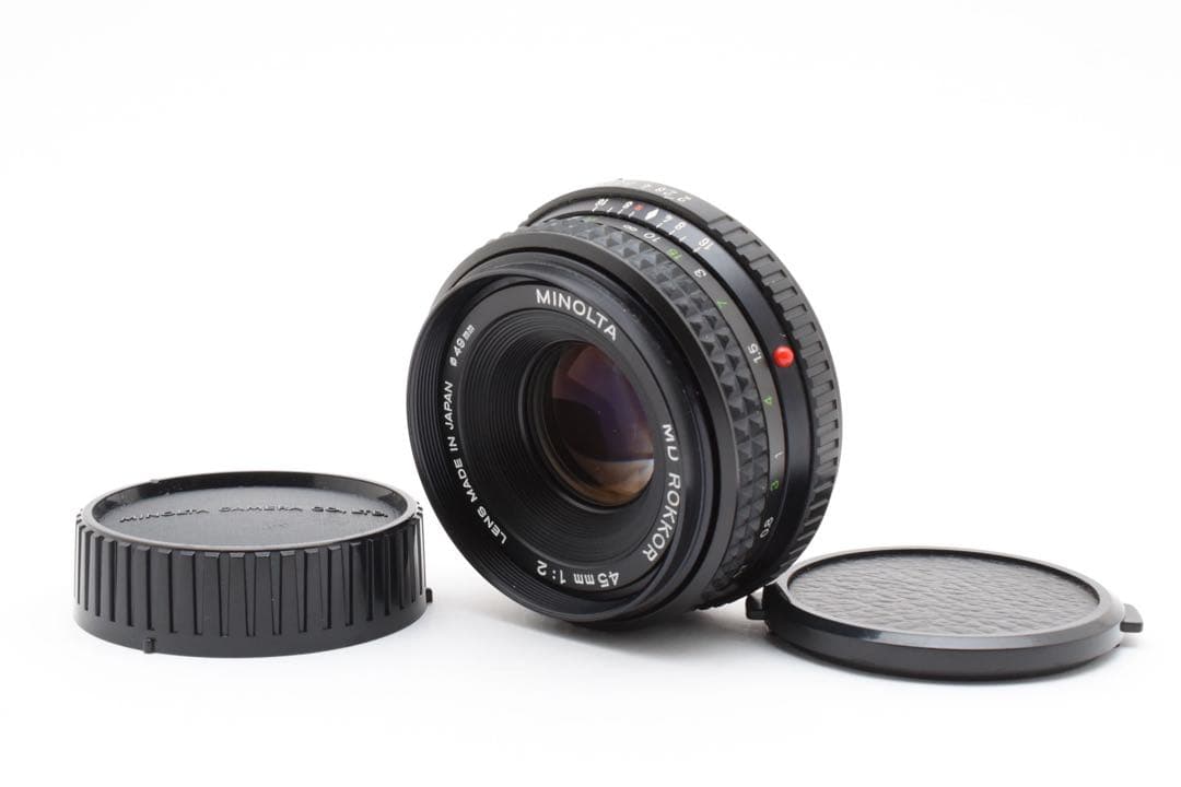 【美品】MINOLTA MD ROKKOR 45mm F2