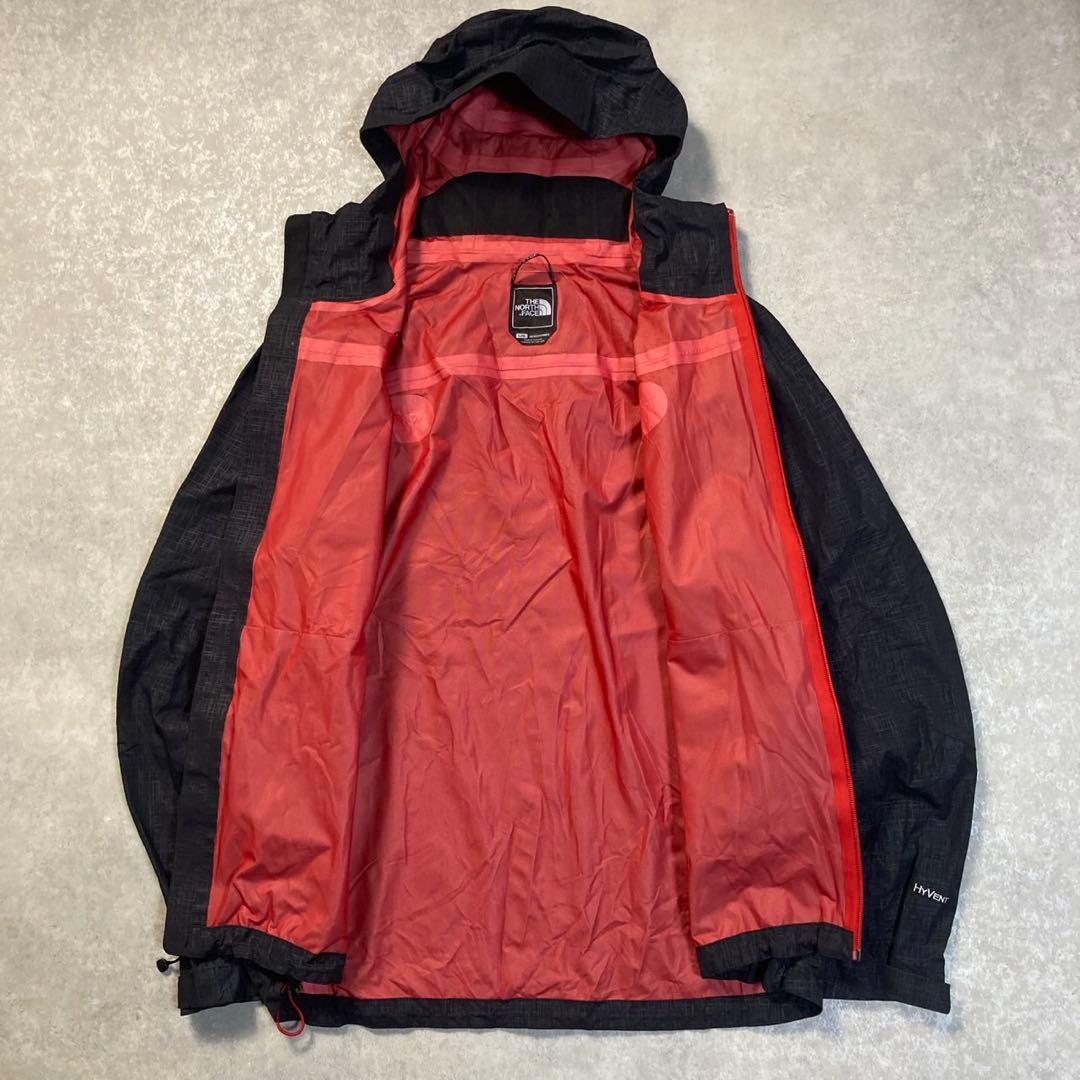 ノースフェイス ハイベント マウンテンパーカー 刺繍ロゴ y2k テック 古着