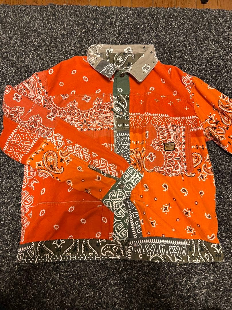 kapital ネルリバーシブルバンダナpt 1st JKT