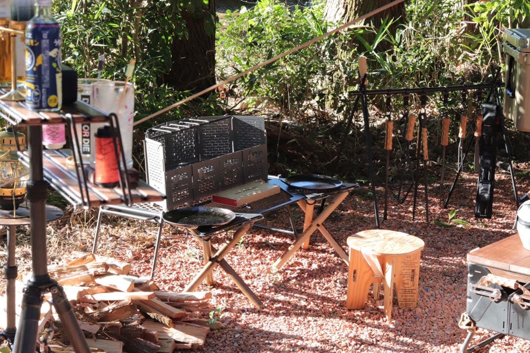 SOMABITO 焚火サイドスタンドテーブルセット