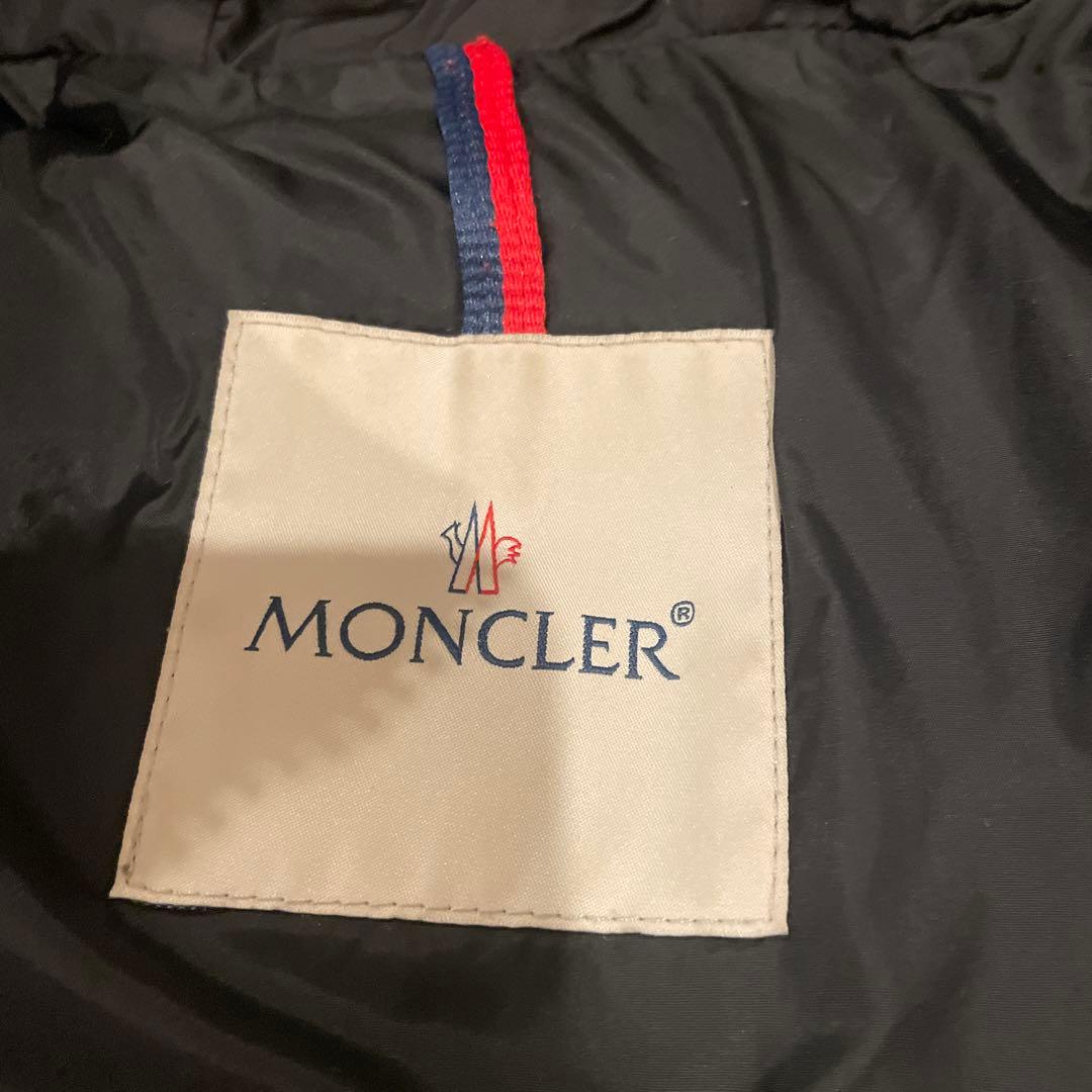 モンクレール　ダウン　タレヴ　サイズ1 ブラック　レザー　タレブ　ロング