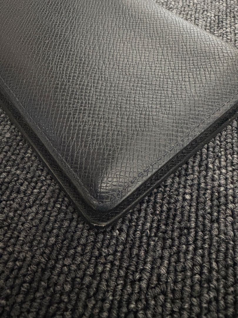 LOUIS VUITTON ブラック 長財布　ポルトフォイユ・ブラザ