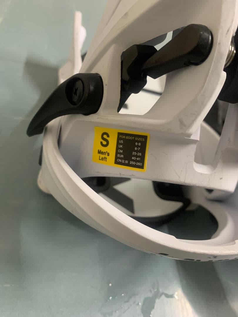 FLUX step onビンディング ホワイト/ブラック S