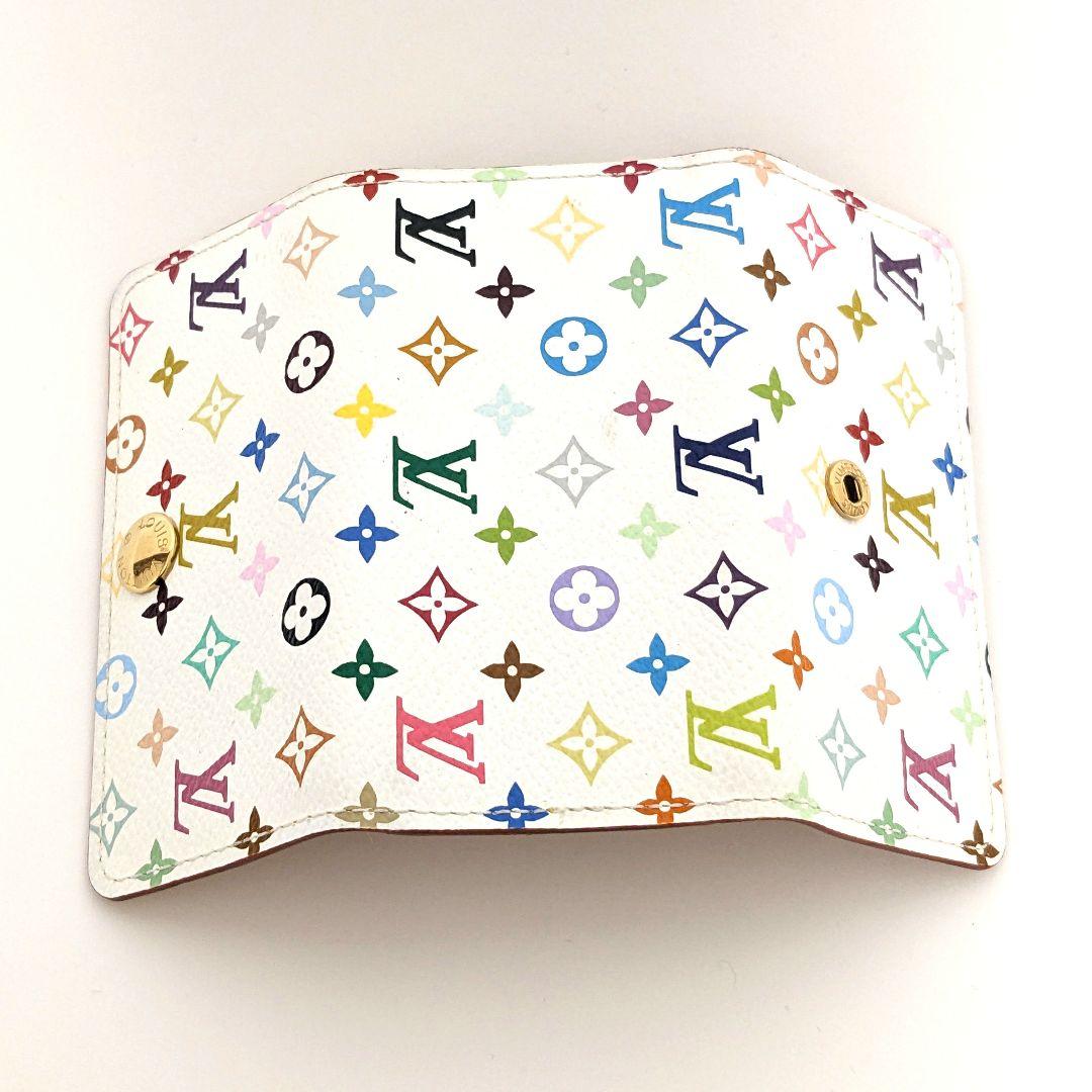 ルイヴィトン モノグラム マルチカラー キーケース 4連 ホワイト 中古