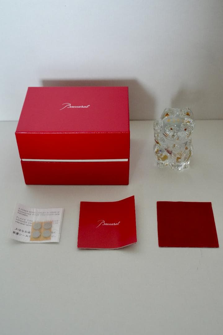限定品！バカラ まねき猫 ファウナクリストポリス 箱有り 美品