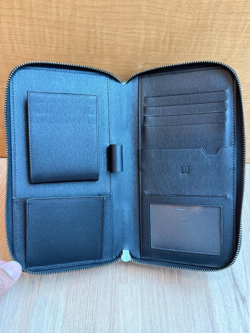 dunhill ガンメタル トラベルポーチ L2F214A