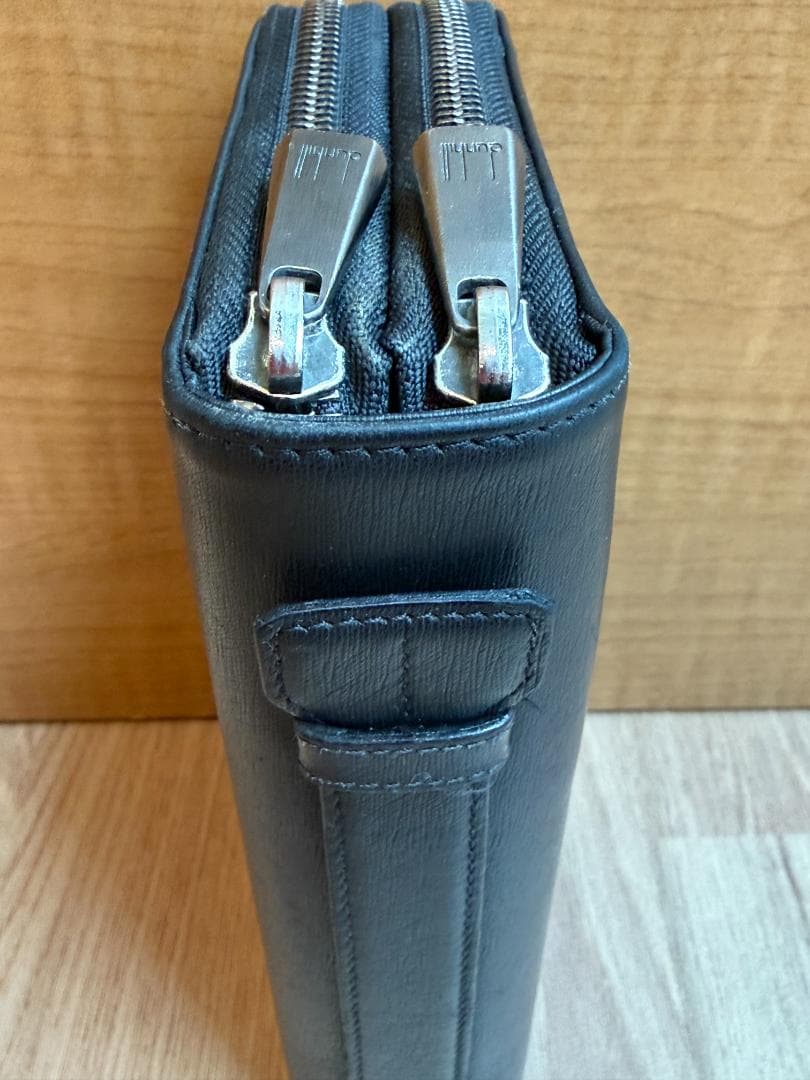 dunhill ガンメタル トラベルポーチ L2F214A