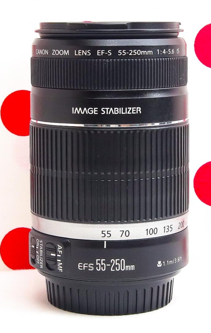 キャノン Canon EF-S 55-250mm IS❤安心の手振れ補正付き