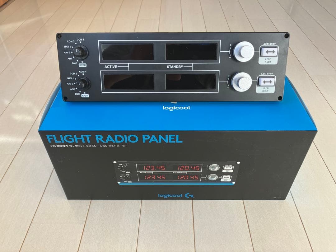 PC用ゲームコントローラー・コンバーター logicool FLIGHT RADIO PANEL