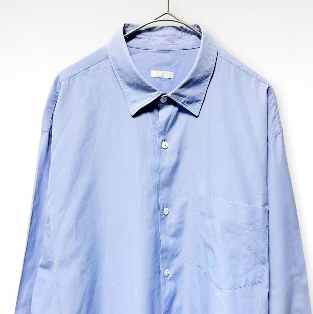 COMOLI 20SS コモリシャツ SAX 3