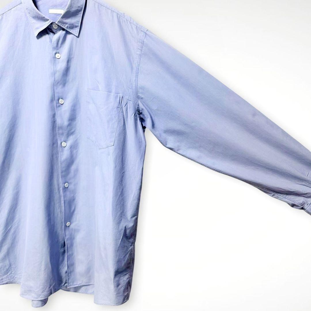 COMOLI 20SS コモリシャツ SAX 3