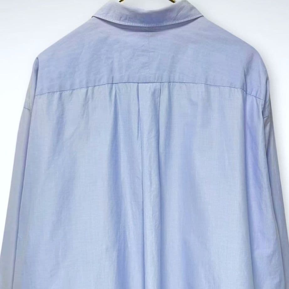 COMOLI 20SS コモリシャツ SAX 3