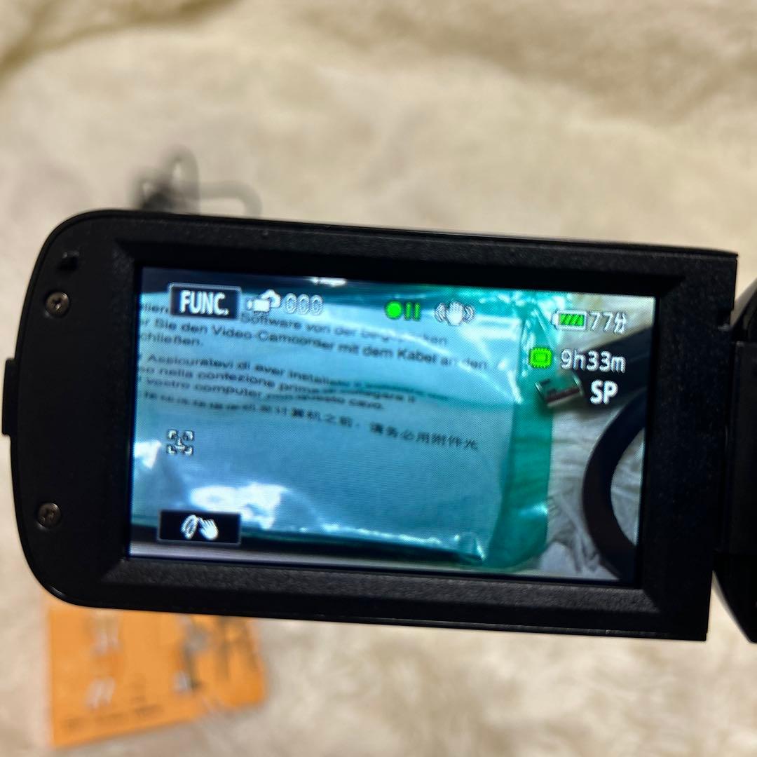 【極美品】Canon iVIS HF R21 ビデオカメラ　ブラック　動作OK