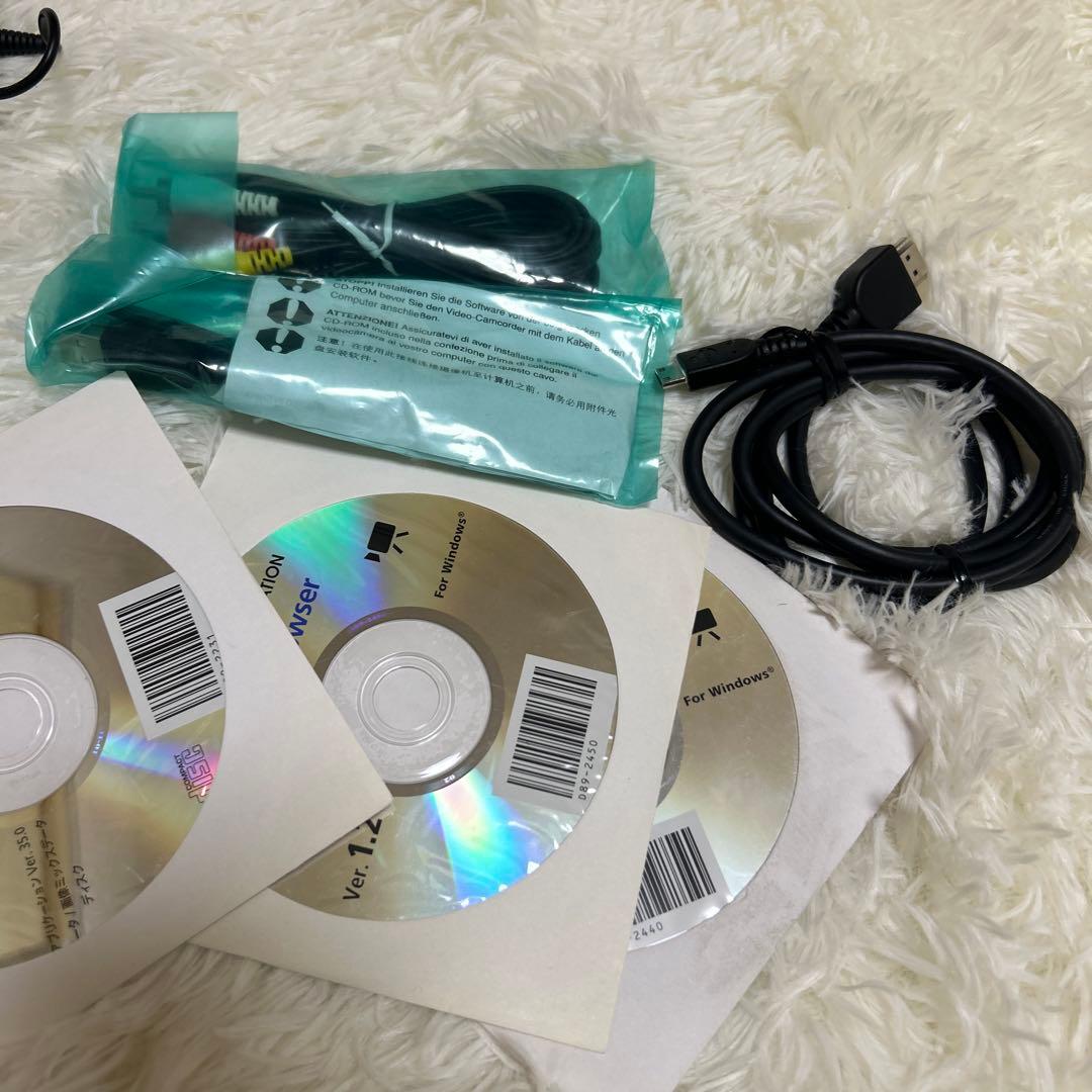 【極美品】Canon iVIS HF R21 ビデオカメラ　ブラック　動作OK