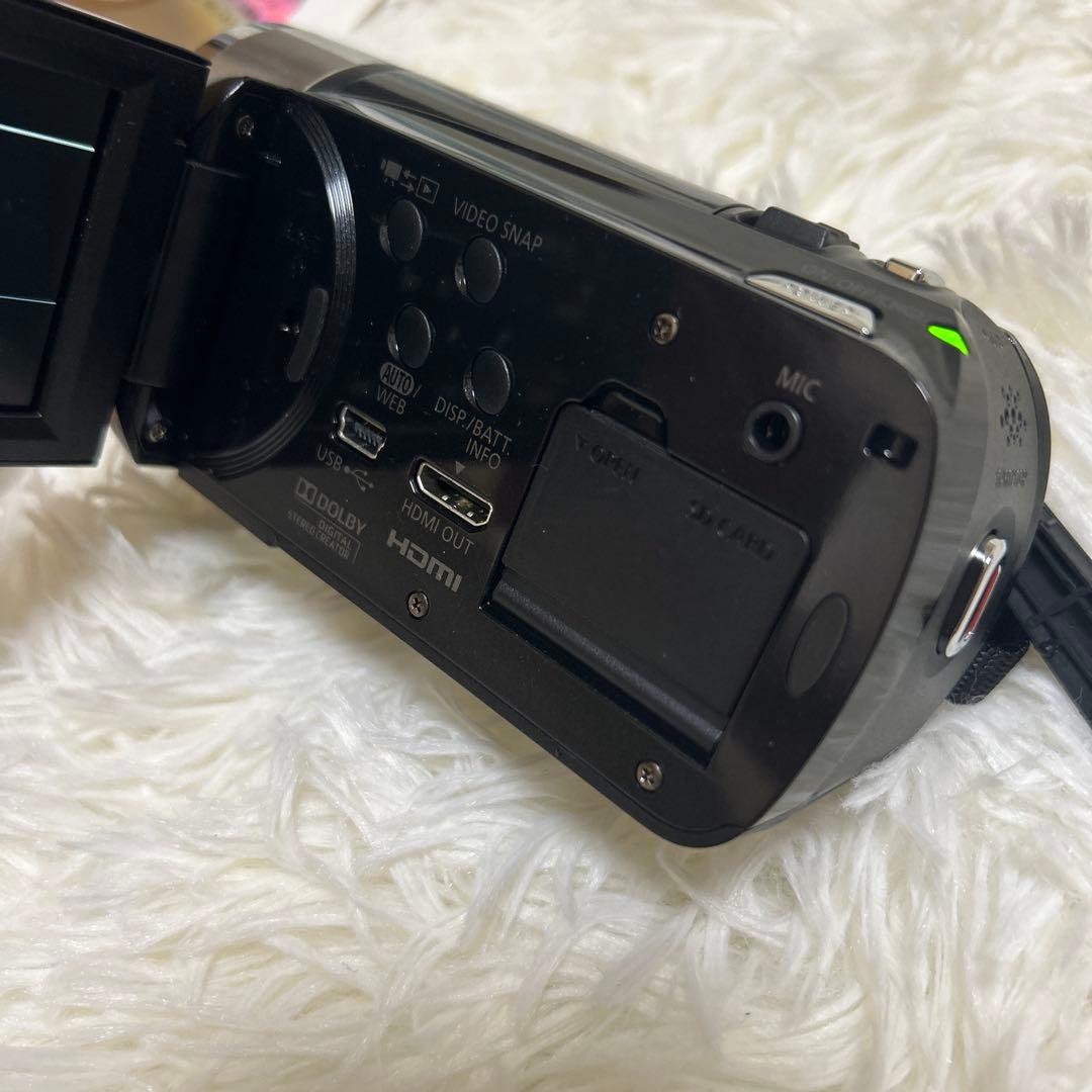 【極美品】Canon iVIS HF R21 ビデオカメラ　ブラック　動作OK