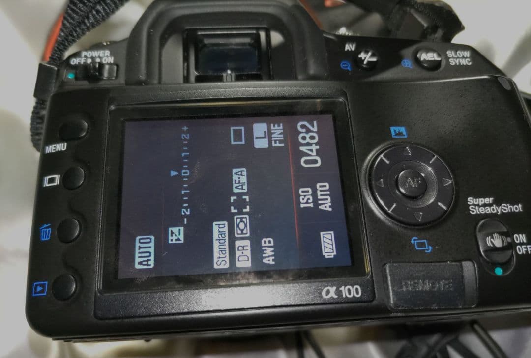SONY製レンズ α100 アルファ CCD デジタル一眼レフカメラ