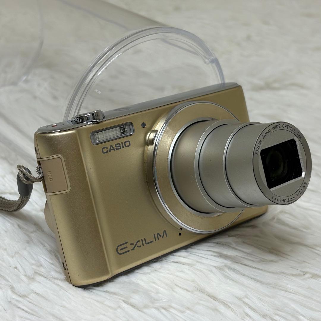 CASIO カメラ　エクシリム　EX-ZS190 ゴールド コンデジ　動作品