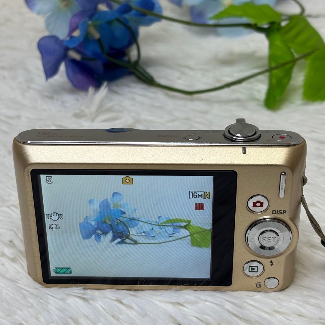 CASIO カメラ　エクシリム　EX-ZS190 ゴールド コンデジ　動作品