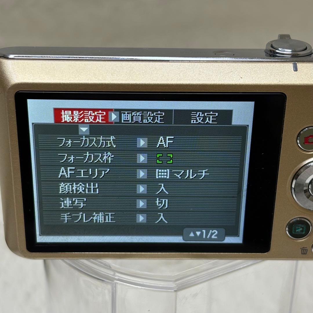 CASIO カメラ　エクシリム　EX-ZS190 ゴールド コンデジ　動作品