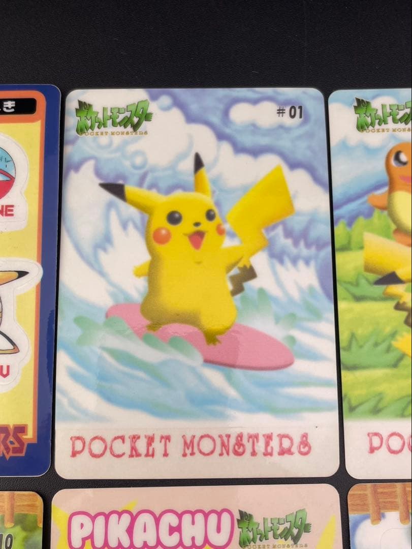 【中古品】当時物　ポケットモンスター　シール　ピカチュウ　シールダス