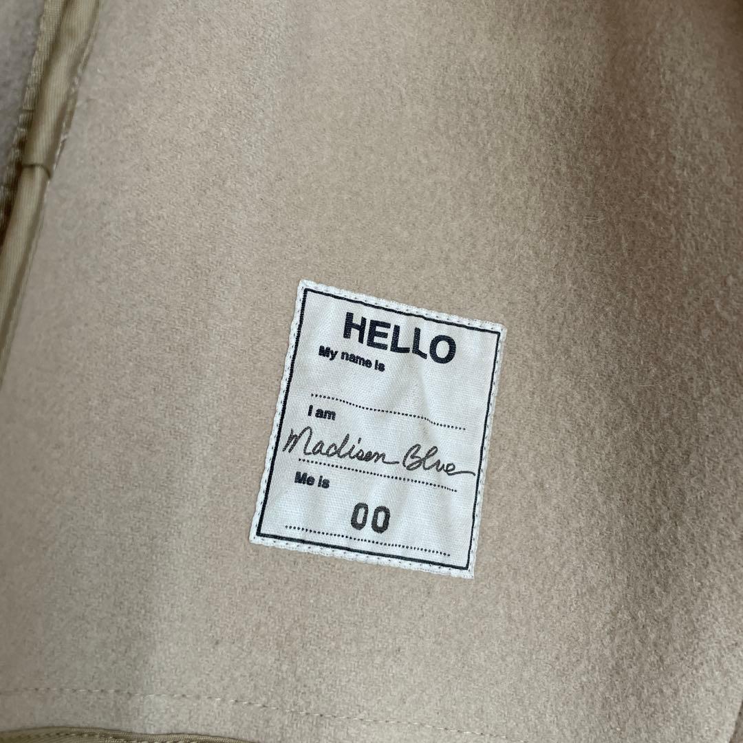 【希少】MADISON BLUE パールチェスターコート ミルクティーベージュ