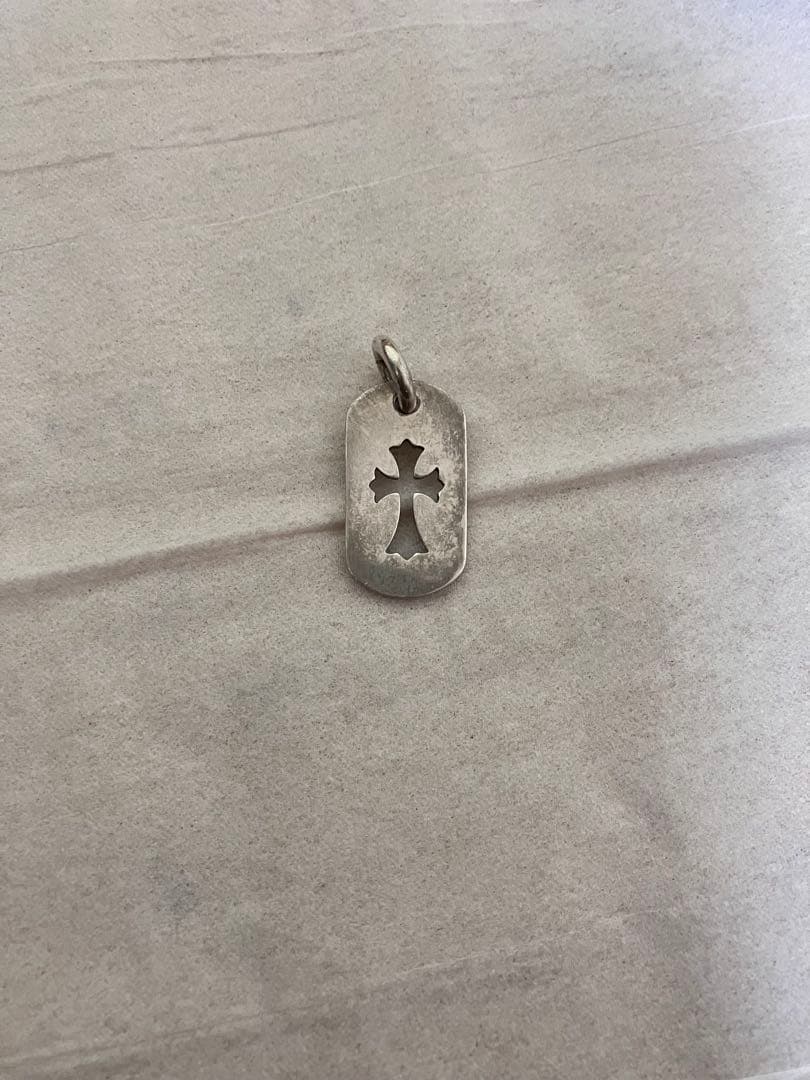 【クロムハーツ ドッグタグ シルバー 】