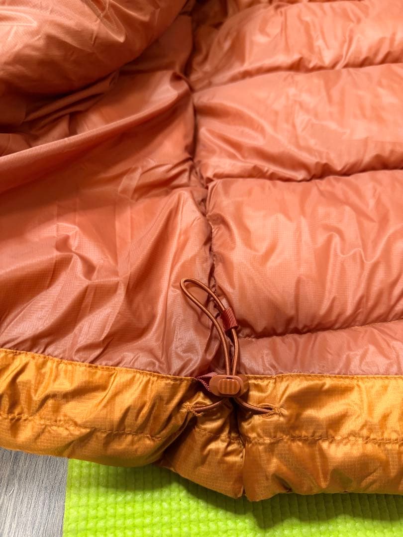 パタゴニア フィッツロイダウンフーディ L オレンジ 【ほぼ未使用の美品】