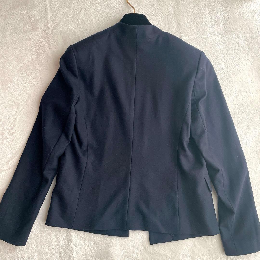 極美品⭐︎theory luxe ネイビー SAXONY.SOFT パンツスーツ