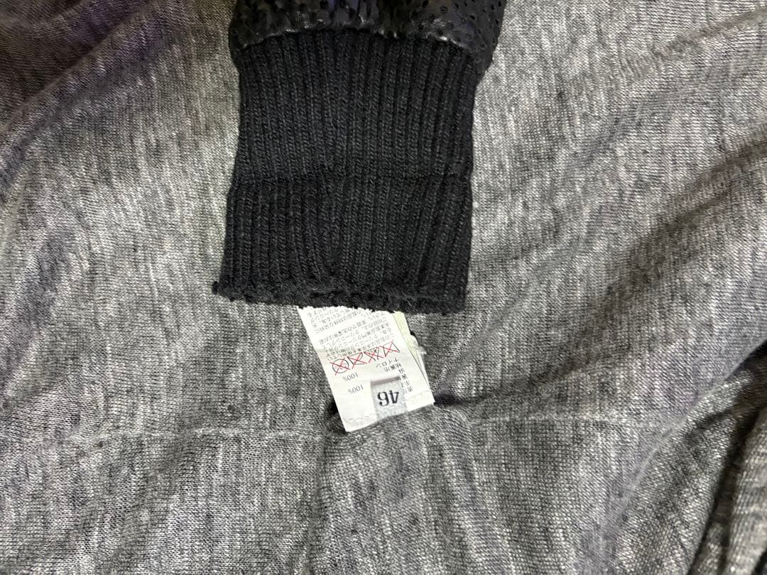 ジョルジオブラット！！メッシュレザー ブラック シングルライダースジャケット