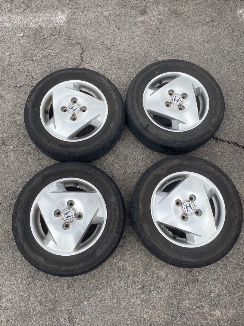 値下げ ホンダ HM2バモス純正ホイール タイヤ付き 4本セット 引き取り大歓迎