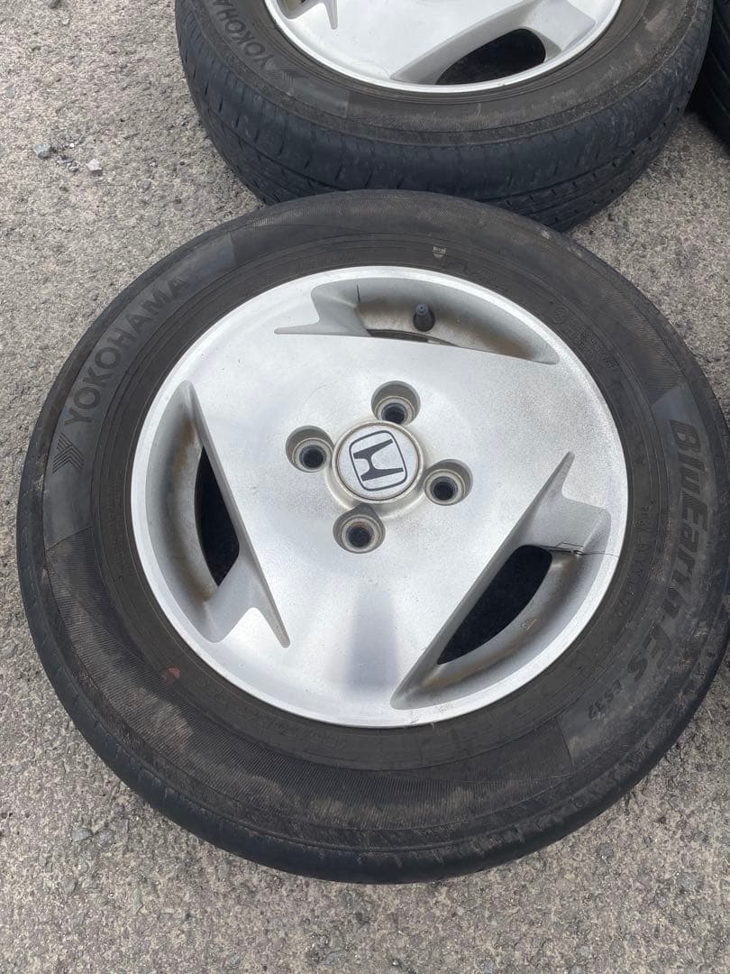 値下げ ホンダ HM2バモス純正ホイール タイヤ付き 4本セット 引き取り大歓迎