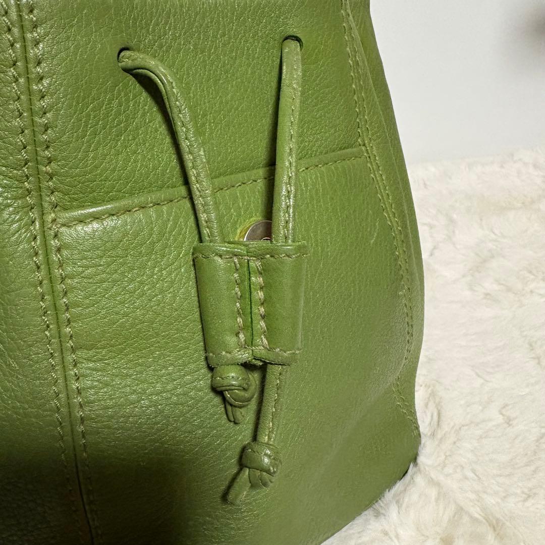 【美品】希少色✨COACH コーチ　リュック　バックパック4925 グリーン