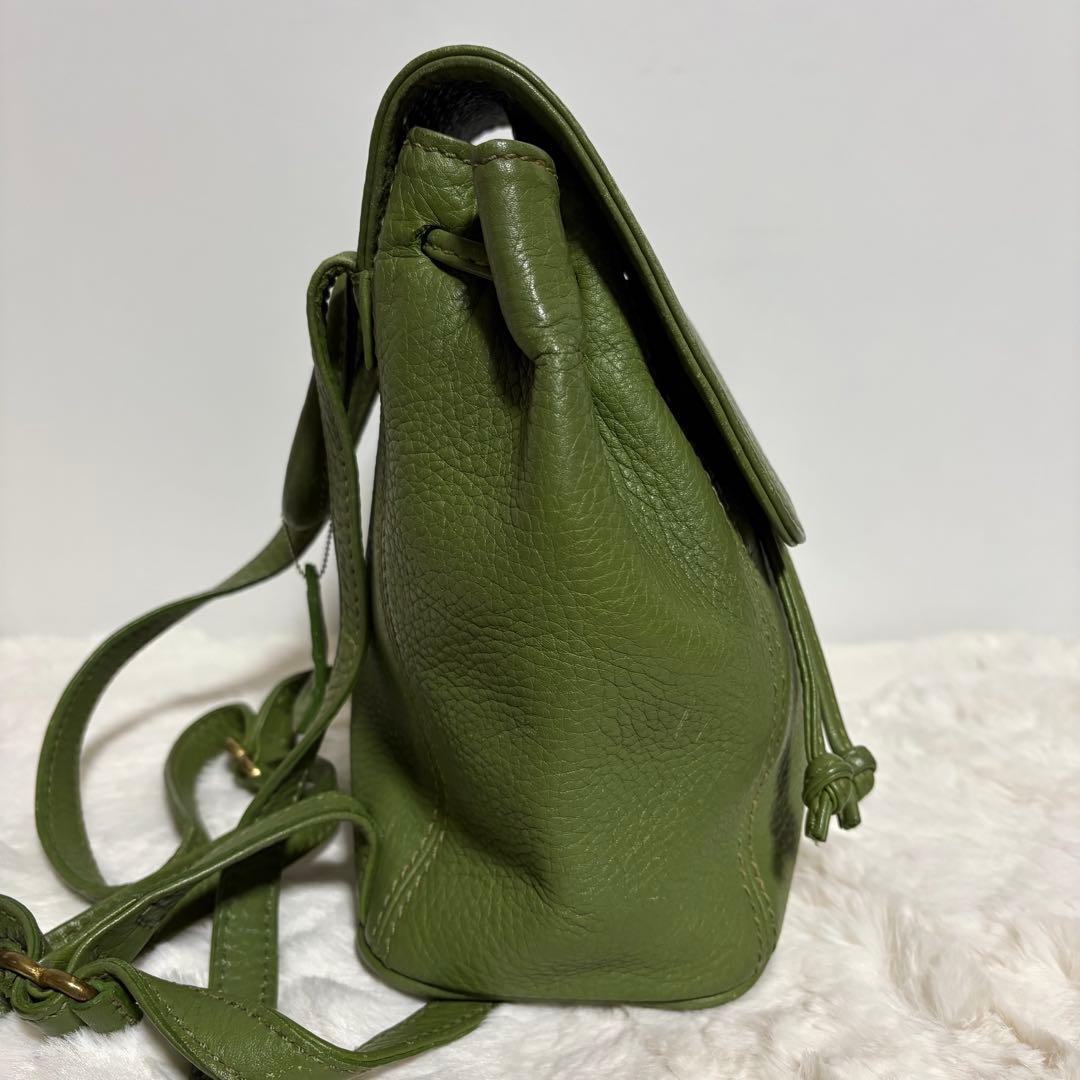 【美品】希少色✨COACH コーチ　リュック　バックパック4925 グリーン