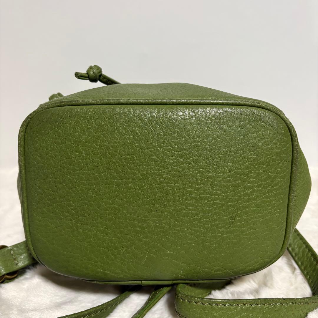 【美品】希少色✨COACH コーチ　リュック　バックパック4925 グリーン